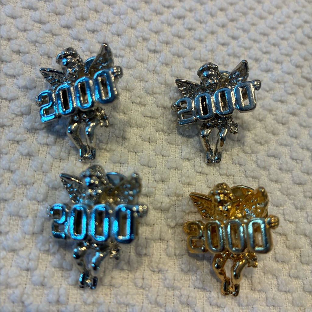 ‘2000’ Kirk’s Folly Angel Pins